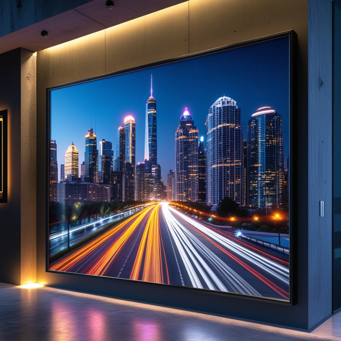 Framed Skyline Long Exposure - Image 3