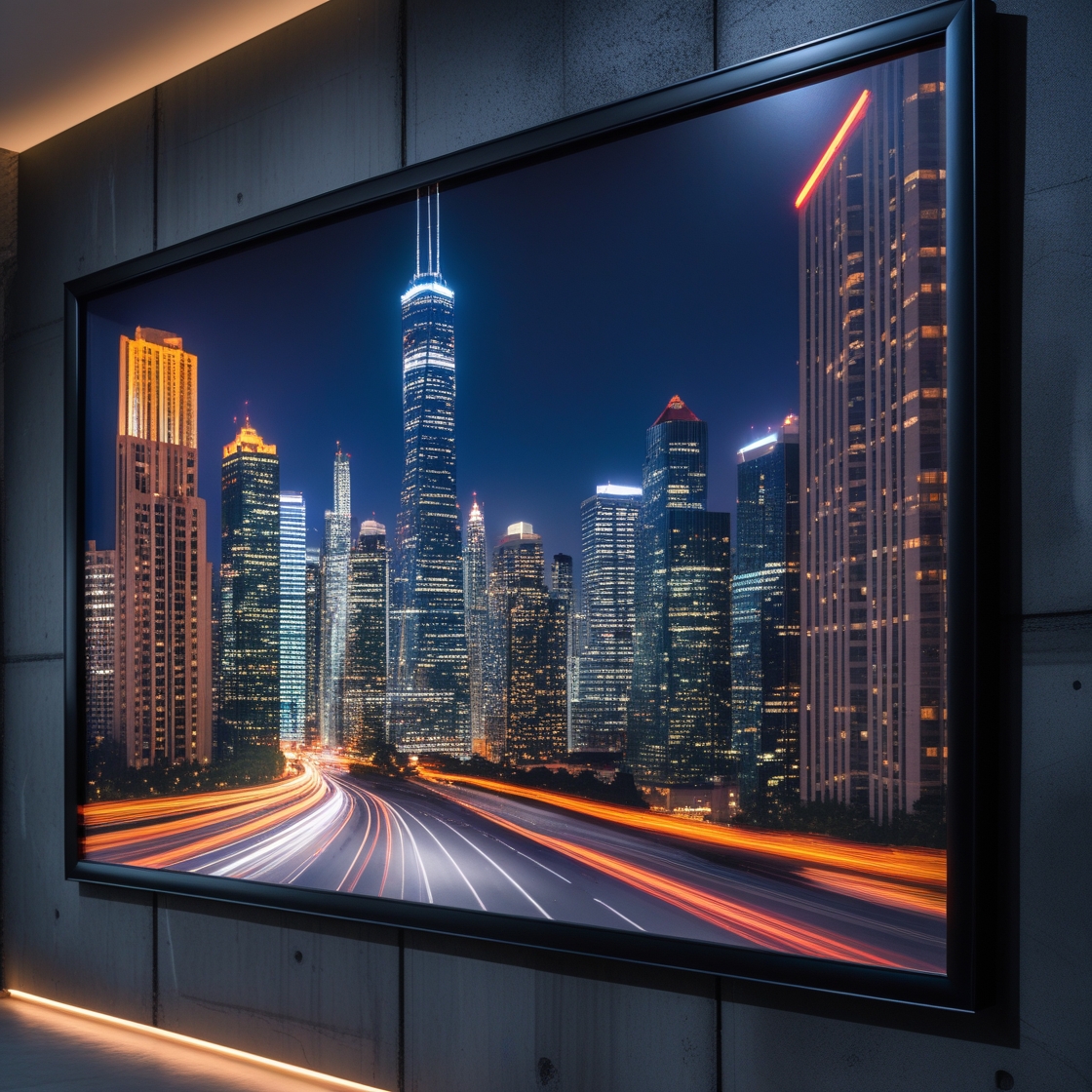 Framed Skyline Long Exposure - Image 2