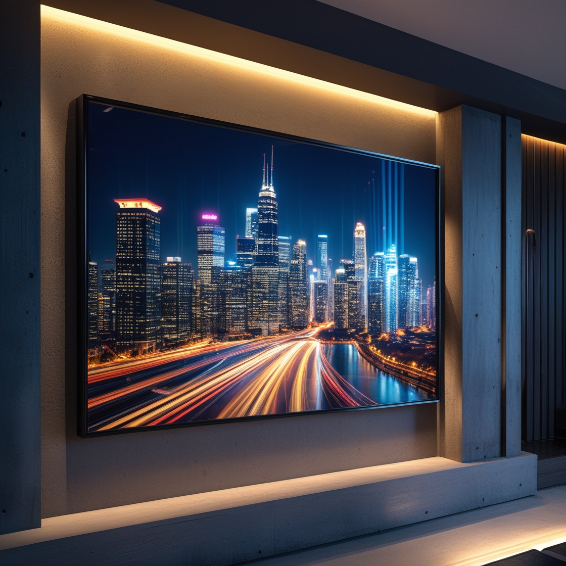 Framed Skyline Long Exposure