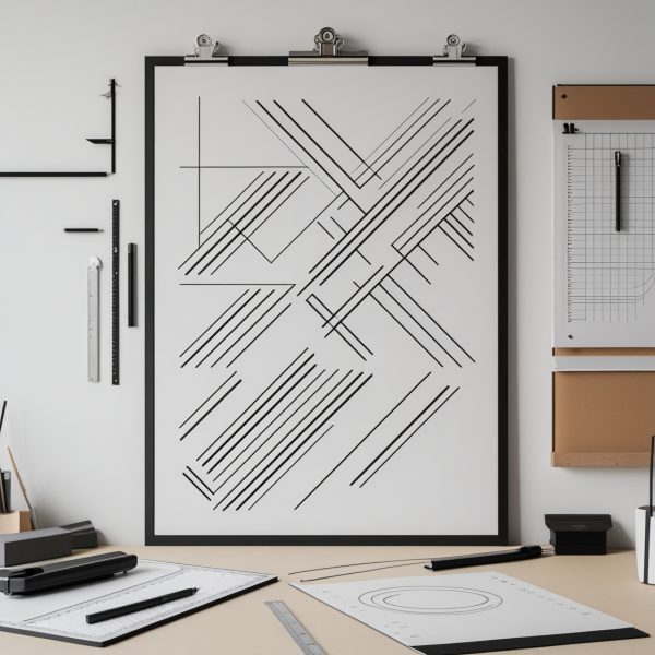 Geometric Line Series Poster - Image 4