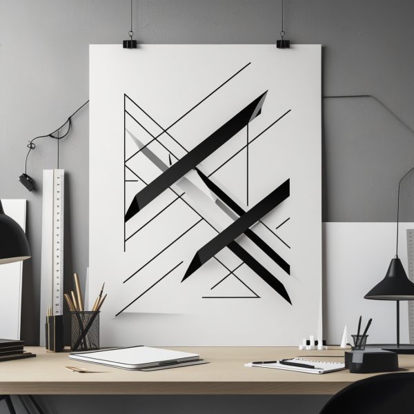Geometric Line Series Poster - Image 2