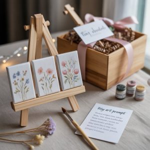 Miniature Triptych Easel Set