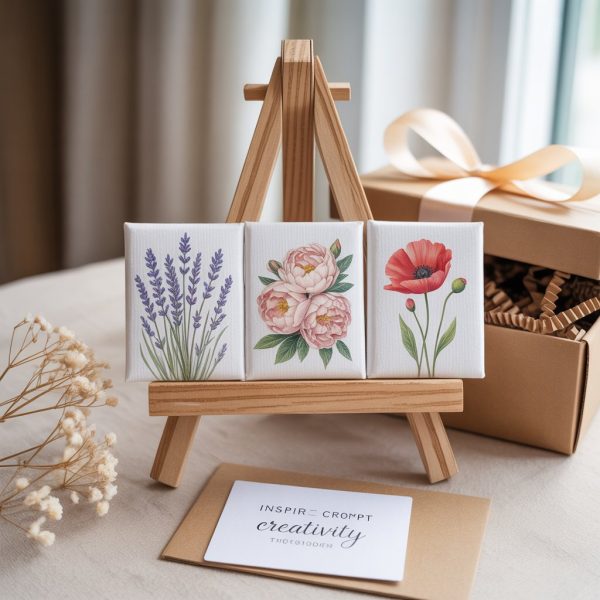 Miniature Triptych Easel Set - Image 4